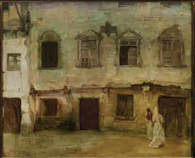 Ignacio Zuloaga / Straat in een oude Castiliaanse stad – 1894 door Ignacio Zuloaga y Zabaleta