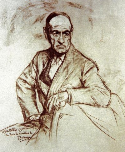 Ortega y Gasset José (1883–1955) – Spaanse filosoof en essayist van de 20e eeuw door Ignacio Zuloaga y Zabaleta