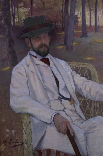 Portret van de Markies van Villamarciel door Ignacio Zuloaga y Zabaleta