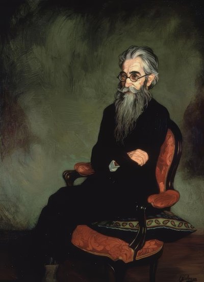 Portret van Ramon del Valle-Inclan door Ignacio Zuloaga y Zabaleta