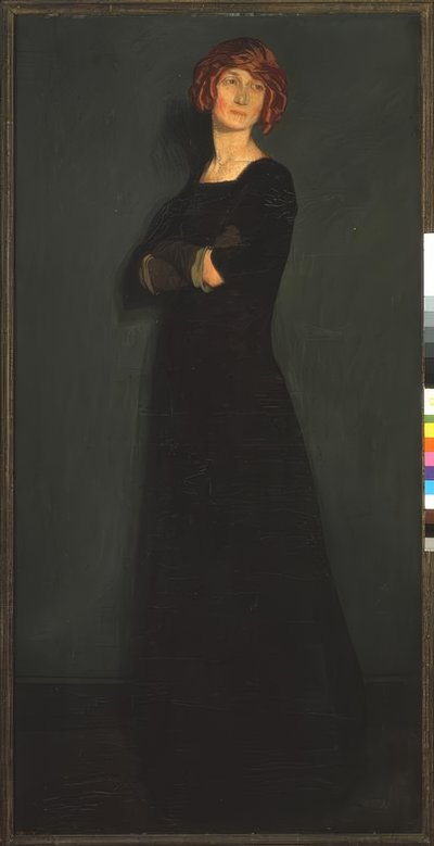 Portret van Madame Malinowska door Ignacio Zuloaga y Zabaleta
