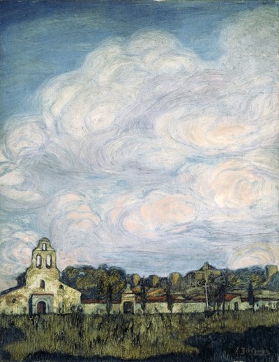 De Begraafplaats van Avila, 19e/20e eeuw door Ignacio Zuloaga y Zabaleta