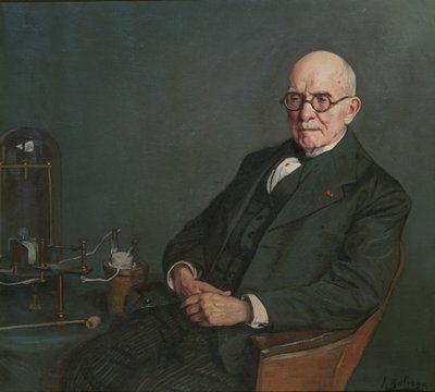 Portret van de natuurkundige Édouard Branly 1844-1940, ca. 1920 door Ignacio Zuloaga y Zabaleto