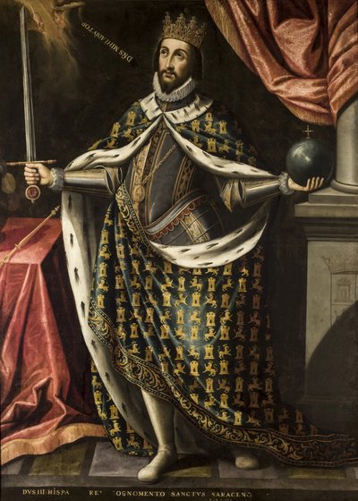 Koning Ferdinand el Santo door Ignacio de Ries