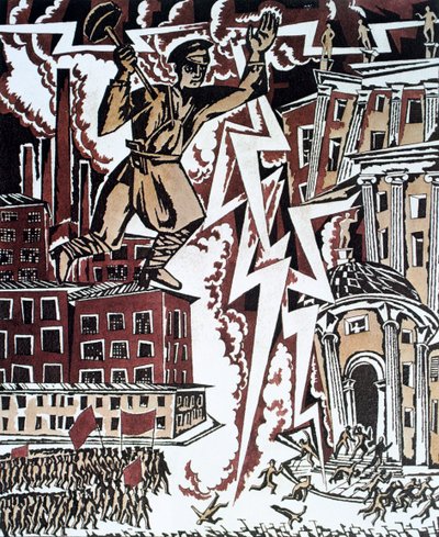 De Rode Bliksem, 1919 door Ignaty Nivinsky