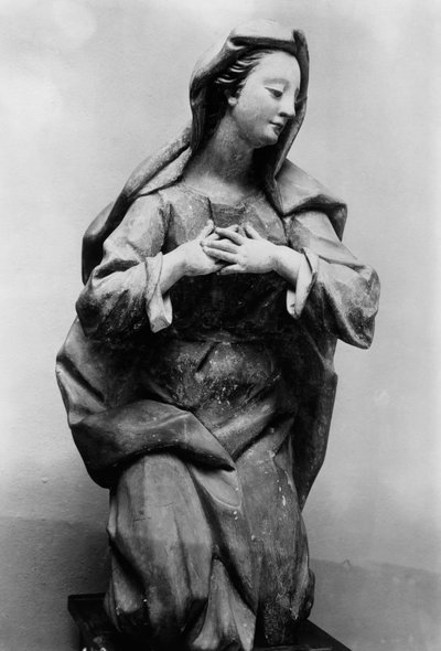 Knielende Maria (terracotta) door Ignaz 1725 75 Gunther