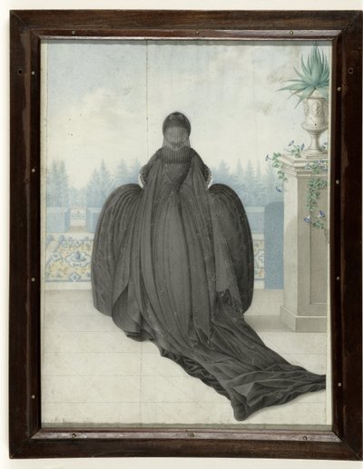 Portret van Keizerin Maria Theresia van Oostenrijk door Ignaz Manzador