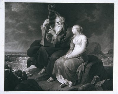 Ossian en Malvina door Ignaz Rungaldier