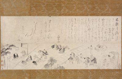 Groepspelgrimage naar de Jizo-non door Ike Taiga
