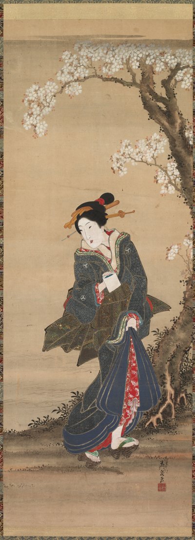 Courtisane door Ikeda Eisen
