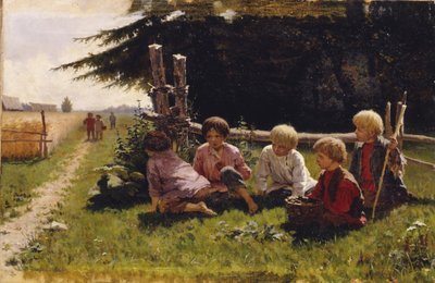 Kinderen in hinderlaag door Illarion Mikhailovich Pryanishnikov