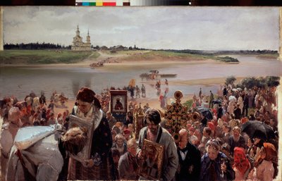 Paasprocessie door Illarion Mikhailovich Pryanishnikov