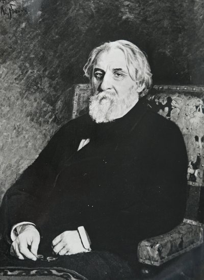 Ivan Sergejevitsj Toergenjev door Ilya Efimovich (after) Repin