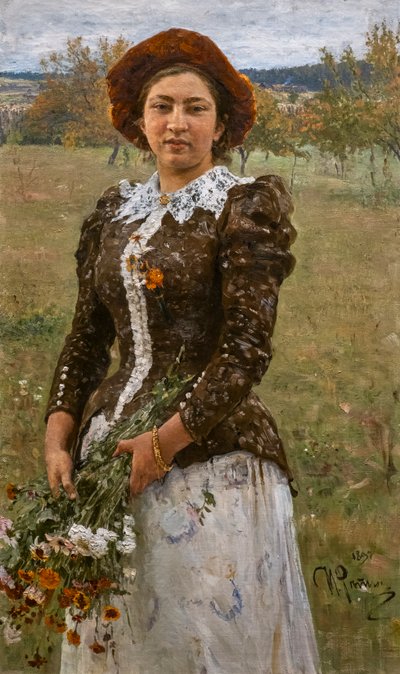 Herfstboeket door Ilya Efimovich Repin