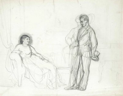 Adelina Patti als Violetta in de opera La traviata door Giuseppe Verdi door Ilya Efimovich Repin