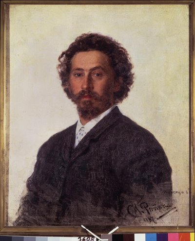 Zelfportret. door Ilya Efimovich Repin