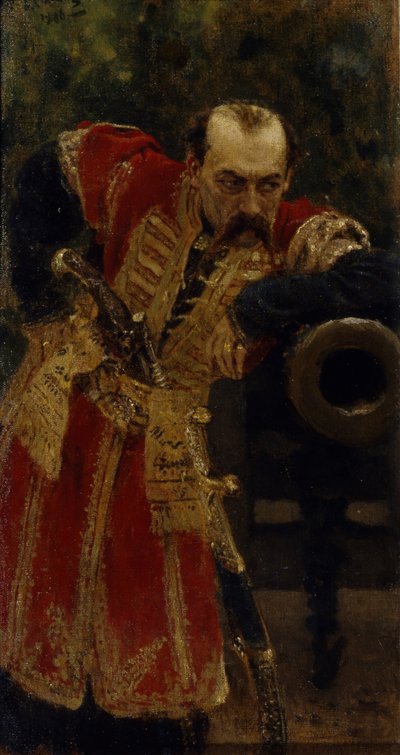 Kolonel van de Zaporizhian Host door Ilya Efimovich Repin