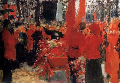 Begrafenis van de revolutionairen door Ilya Efimovich Repin