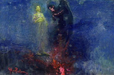 Ga Weg, Satan! door Ilya Efimovich Repin