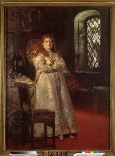 Regentes Sophia door Ilya Efimovich Repin