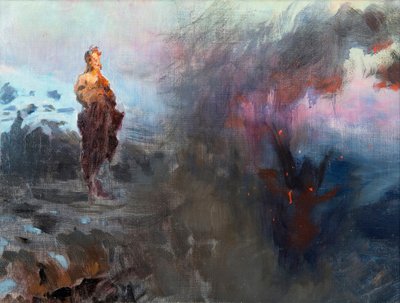 De verzoeking van Christus door Ilya Efimovich Repin