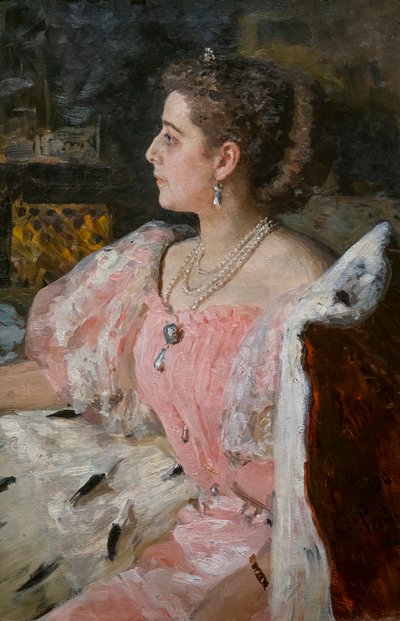 Natalia Golovin door Ilya Efimovich Repin