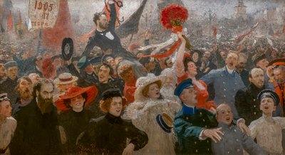 17 oktober 1905 door Ilya Efimovich Repin