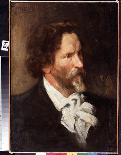 Portret van de kunstenaar Ilja Repin door Ilya Efimovich Repin