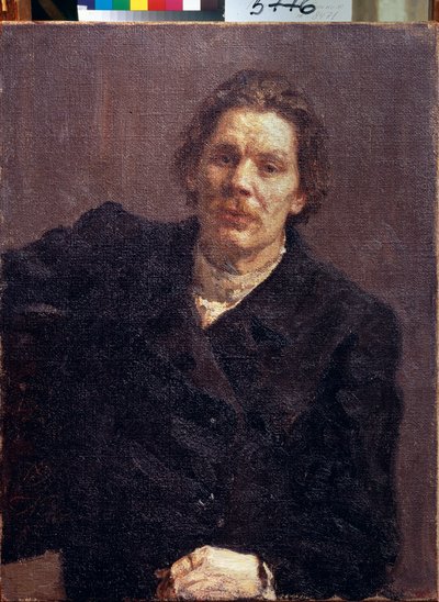 Portret van de schrijver Maxim Gorki door Ilya Efimovich Repin
