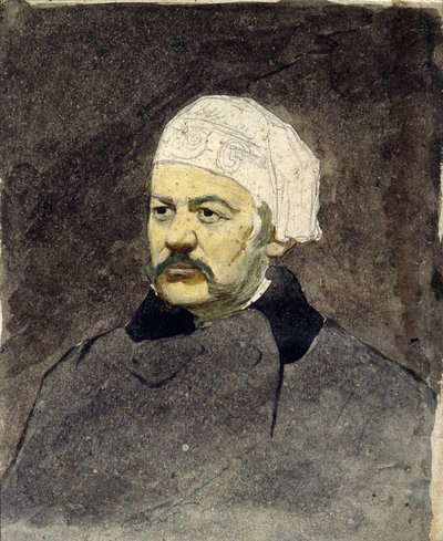 Portret van de Russische componist Mikhail Ivanovitch Glinka door Ilya Efimovich Repin