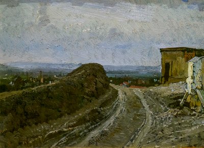 Route de Montmartre, Parijs door Ilya Efimovich Repin