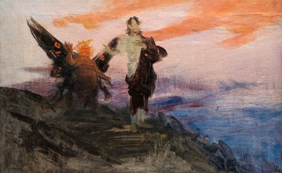 De verzoeking van Christus door Ilya Efimovich Repin
