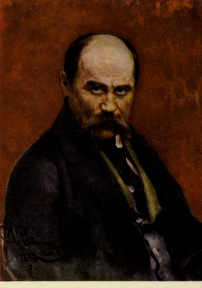 Taras Shevchenko, Oekraïense dichter en kunstenaar door Ilya Efimovich Repin
