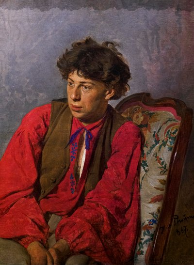 Vassili Repine door Ilya Efimovich Repin