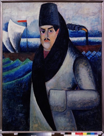 Zelfportret door Ilya Ivanovich Mashkov