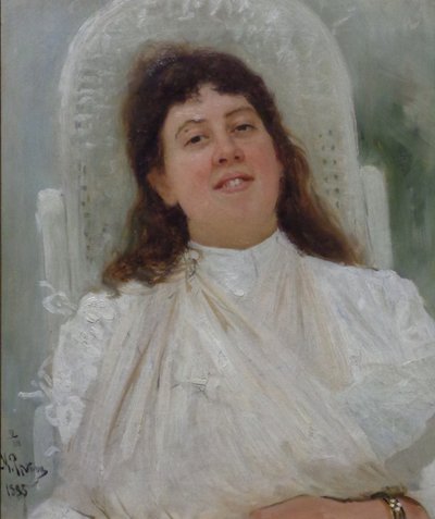 Portret van Marianne von Werefkin, 1888 door Ilya Efimovich Repin
