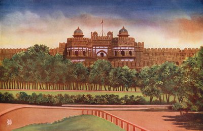Delhi Gate, Agra Fort (kleurenfoto) door Indian photographer