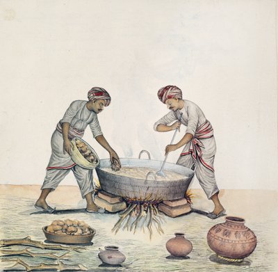 Suikermaken, Bombay, c.1873 door Indian School