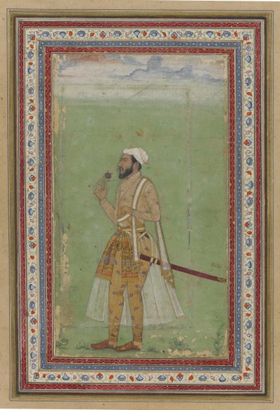 Een Mughal waardigheidsbekleder, c.1640 door Indian School