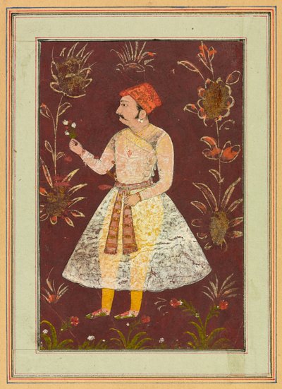 Een Rajput edelman, c.1630-1640 door Indian School
