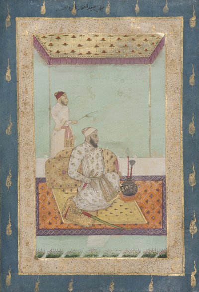 Abdul Ghaffar Khan Bahadur, c.1680 door Indian School