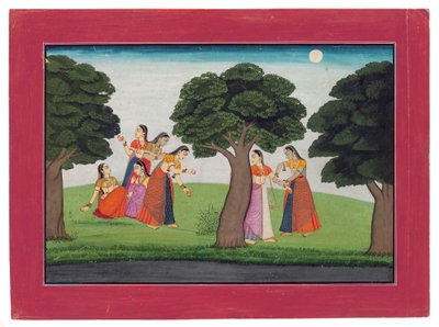 Na de Verdwijning van Krishna, c.1760-65 door Indian School
