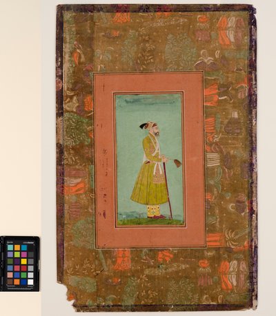 Aurangzeb met een Vliegenmepper, c.1680 door Indian School