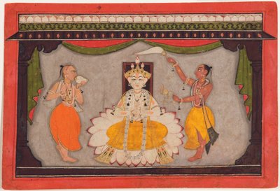 Boeddha avatar van Vishnu, c.1700 door Indian School