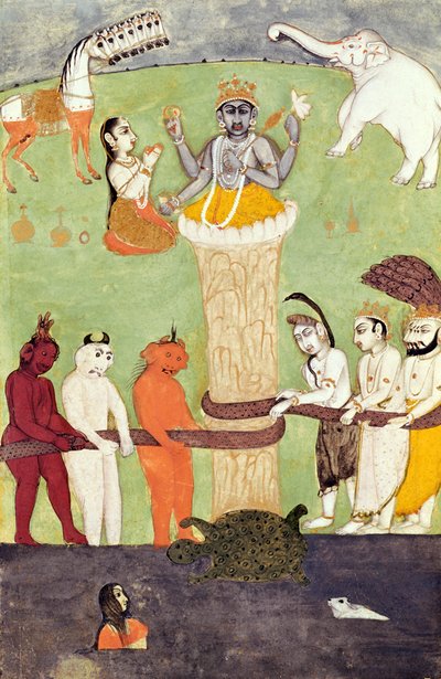 Karnen van de Zee van Melk, 15e-17e eeuw door Indian School