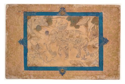 Samengestelde olifant en andere wezens, c.1600 door Indian School