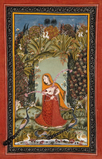 Gauri Ragini van Malkos, c.1770 door Indian School
