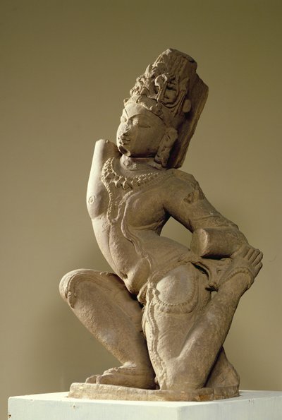 Harihara dansend in de alidha-houding, Prathara-dynastie door Indian School
