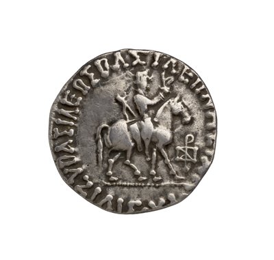 Indo-Scythische munt, 20 v.Chr. (zilver) door Indian School