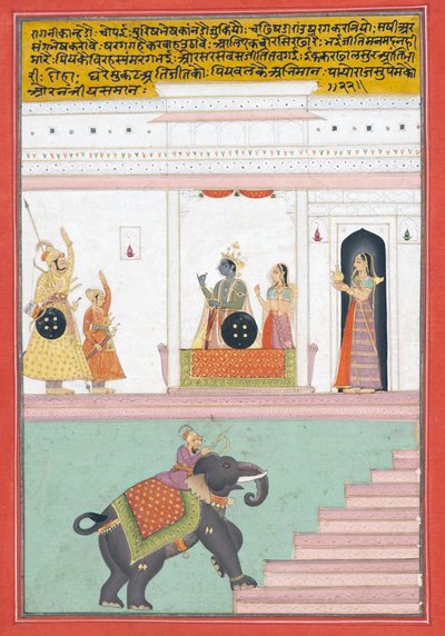 Kanhada Ragini van Dipak door Indian School